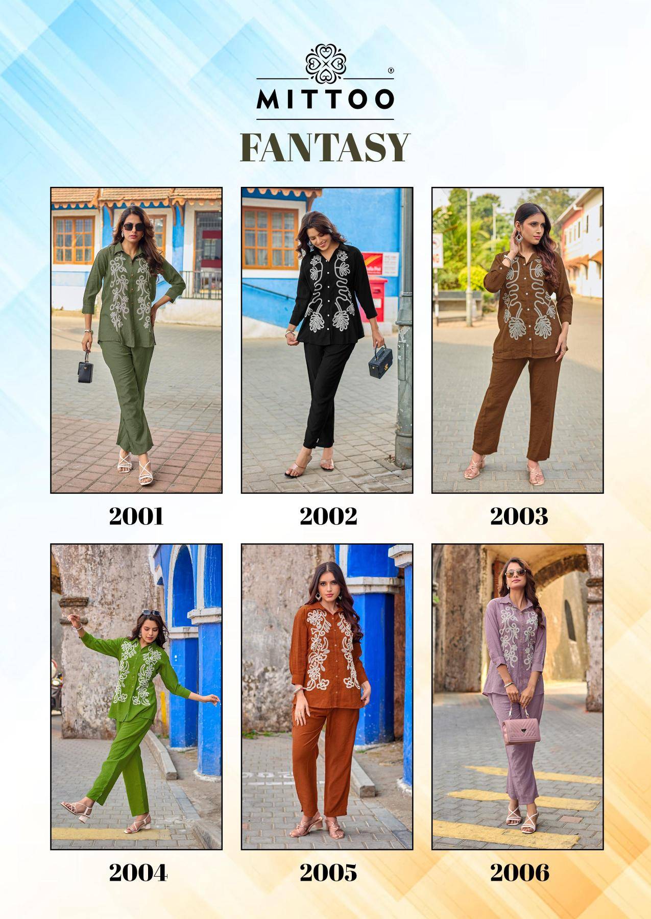 Mittoo fantasy coord set  Kurti factory in Delhi